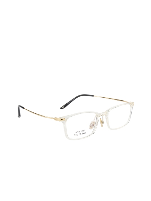 

Clark N Palmer Unisex Transparent Solid Full Rim Square Frames CNP-MTH1227-C04