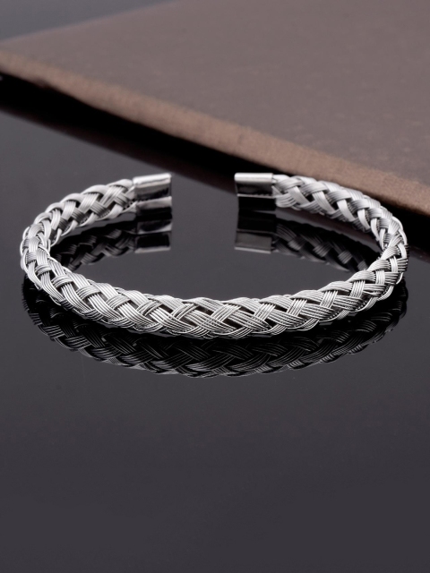 

Tistabene Men Alloy Silver-Plated Cuff Bracelet