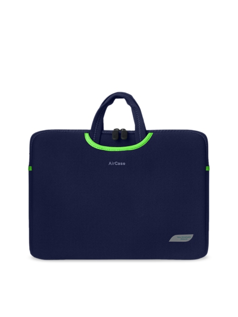 

AirCase Unisex Navy Blue Solid Laptop Sleeve