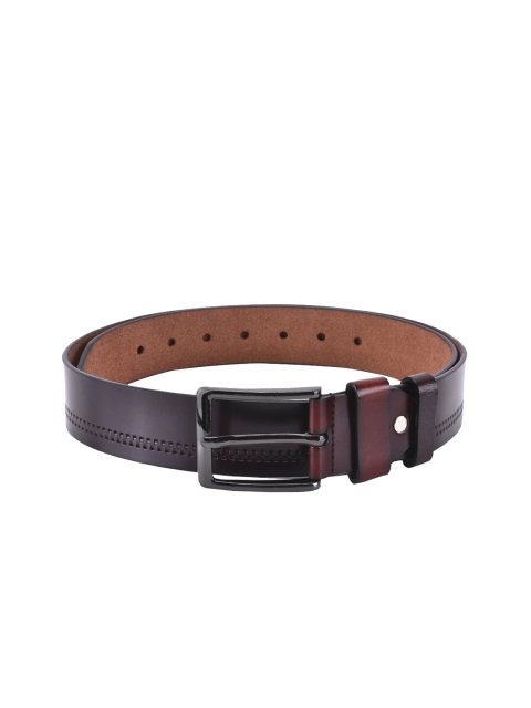 

BuckleUp Men Purple Textured Belt
