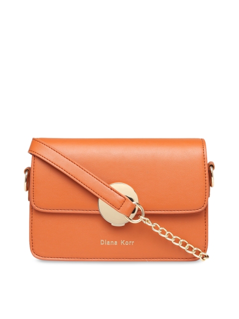 

Diana Korr Tan Brown Solid Sling Bag