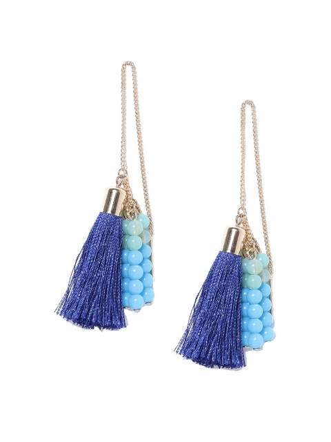 

OOMPH Blue & Green Contemporary Drop Earrings