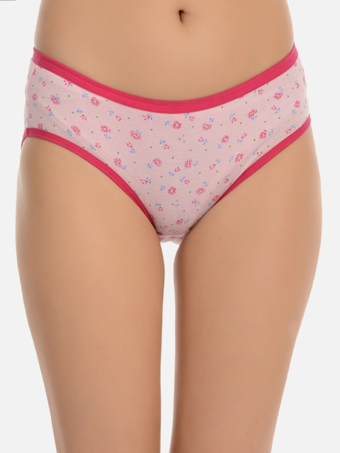 

mod & shy Women Pink Printed Full Coverage Hipster Briefs MU58R