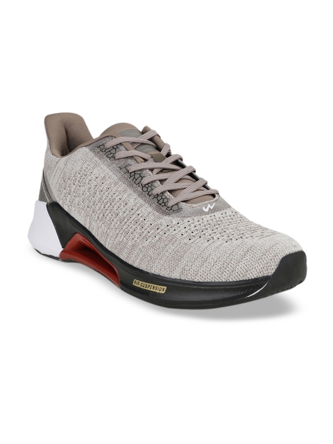 

Campus Men Beige Mesh Running Shoes
