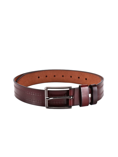 

BuckleUp Men Brown Textured Belt