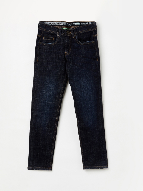 

Bossini Boys Navy Blue Slim Fit Mid-Rise Clean Look Jeans