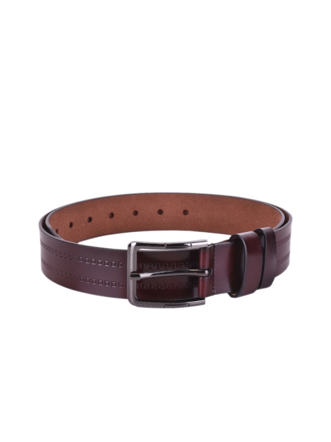 

BuckleUp Men Brown Textured Belt