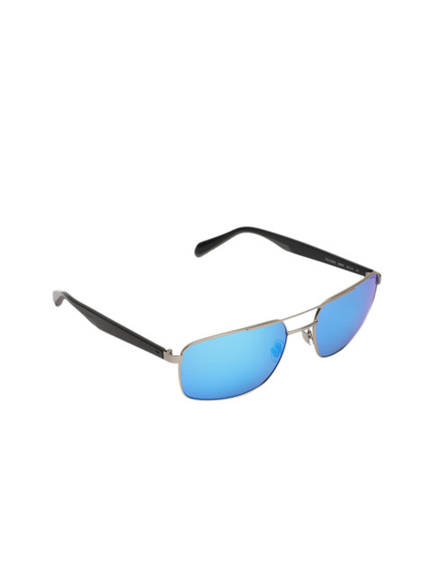 

Fossil Men Rectangle Sunglasses 201794B6B59Z0, Blue