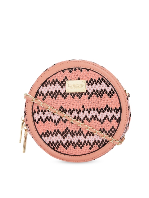 

bebe Pink Textured Sling Bag