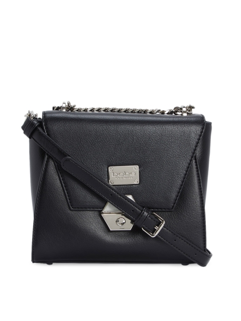

bebe Black Solid Sling Bag