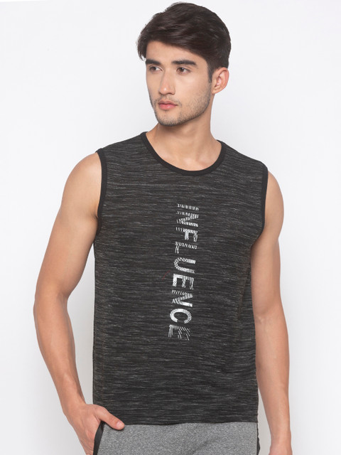 

Globus Men Black Printed Slim Fit Round Neck T-shirt