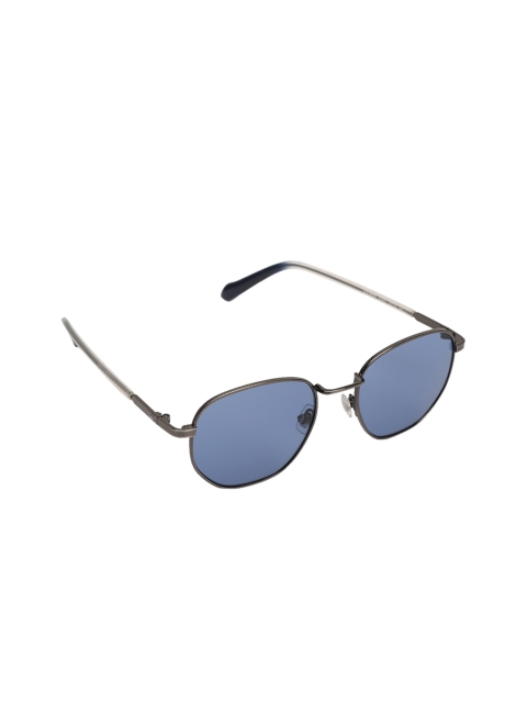 

Fossil Men Oval Sunglasses FOS 3093/S, Blue
