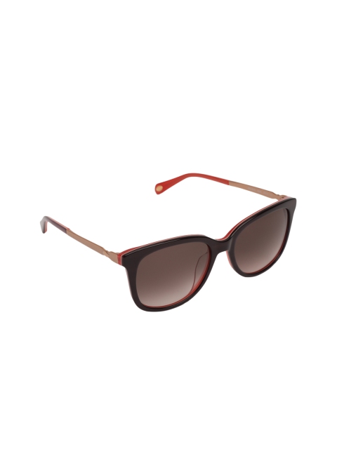 

Fossil Women Rectangle Sunglasses 20092192E53HA, Brown
