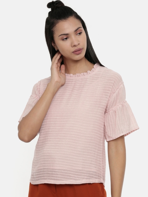 

Chumbak Women Pink Striped Top
