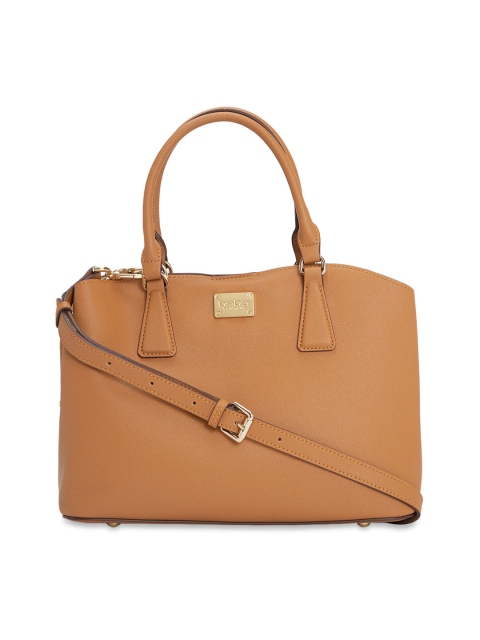 

bebe Brown Solid Handheld Bag