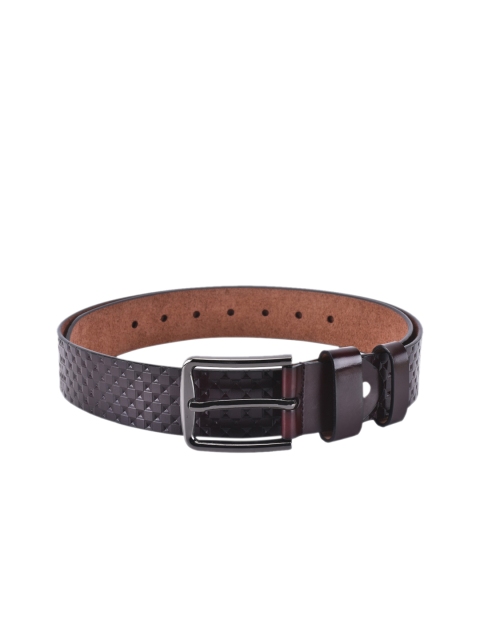 

BuckleUp Men Purple Textured Belt