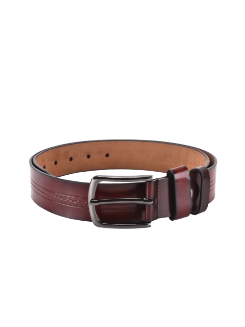 

BuckleUp Men Brown Striped Belt