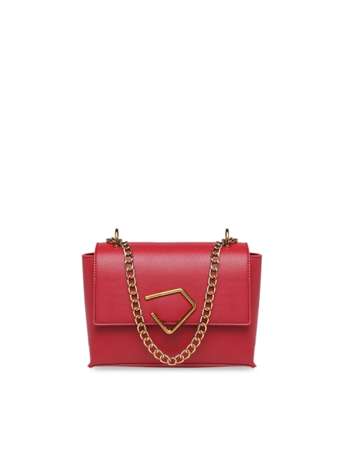 

Diana Korr Maroon Solid Sling Bag