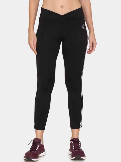 

Zelocity Women Black Solid Tights