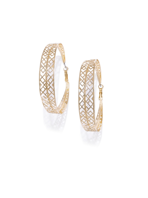 

OOMPH Gold-Toned Circular Hoop Earrings