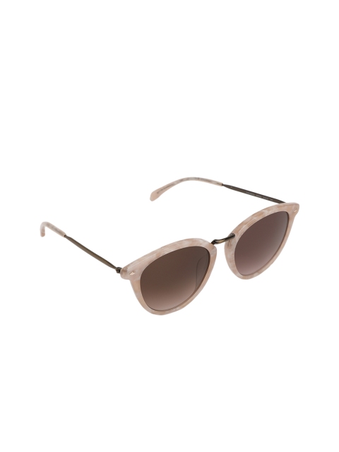 

Fossil Women Cateye Sunglasses 202279O3T51HA, Brown