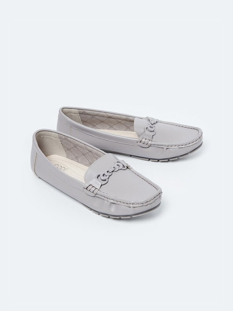 

CODE by Lifestyle Women Grey Solid Loafers