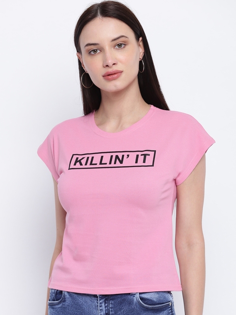 

Everlush Women Pink Printed Top