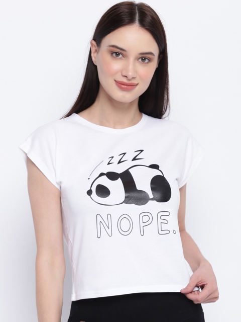 

Everlush Women White Printed Top