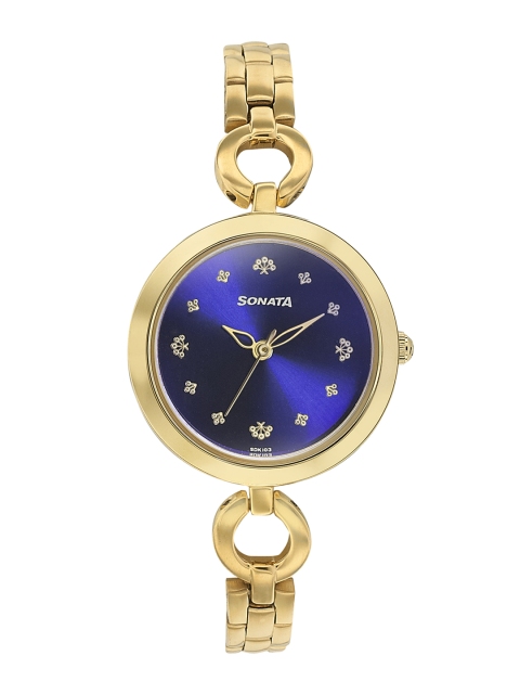 Sonata Women Blue Analogue Watch 8147YM05