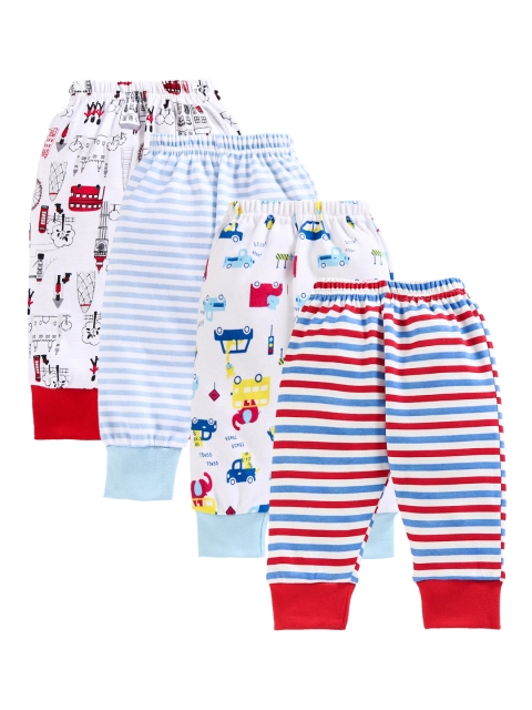 

BUMZEE Kids Pack of 4 Lounge Pants, Blue