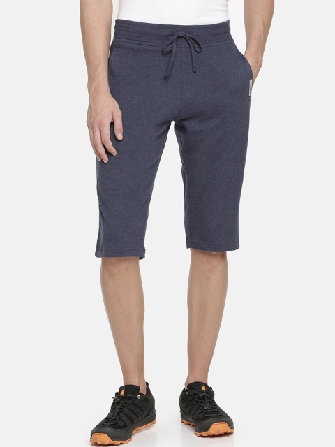 

Macroman M-Series Men Blue Solid Regular Fit Sports Shorts