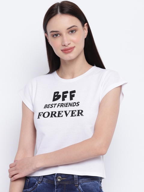 

Everlush Women White Printed Top