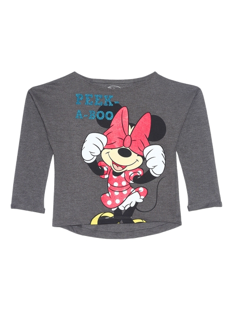 

Kids Ville Girls Grey & Red Minnie Mouse Printed Sweatshirt