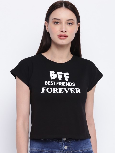 

Everlush Women Black Printed Top