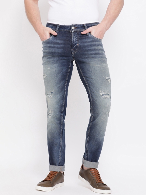 

Antony Morato Men Blue Slim Fit Mid-Rise Mildly Distressed Stretchable Jeans