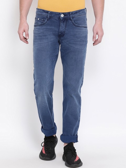 

Monte Carlo Men Blue Skinny Fit Mid-Rise Clean Look Non-Stretchable Jeans