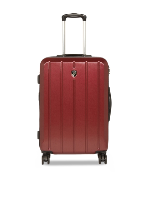 Heys Unisex Red Textured Para-Lite Medium Trolley Suitcase