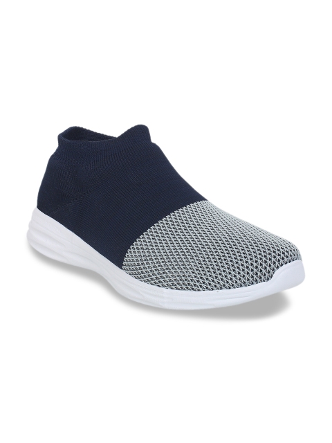 

OFF LIMITS Men Navy Blue & Grey Walking Shoes