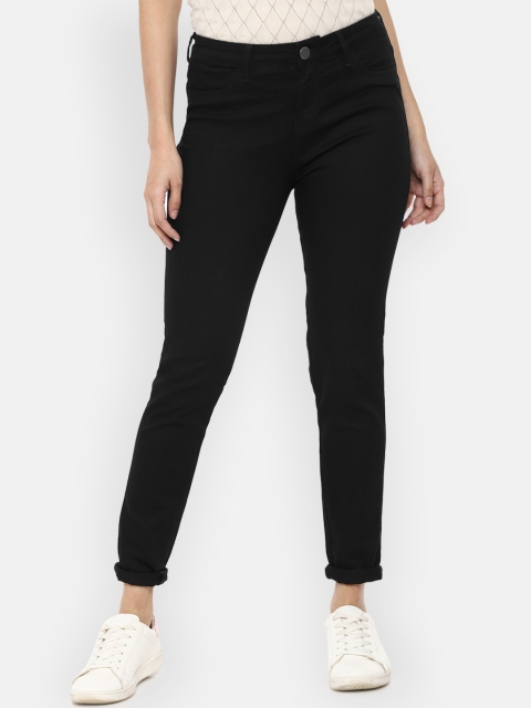 

Van Heusen Woman Women Black Regular Fit Mid-Rise Clean Look Stretchable Jeans