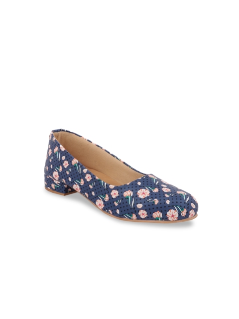 

TRENDS & TRADES Girls Blue & Pink Printed Block Heels