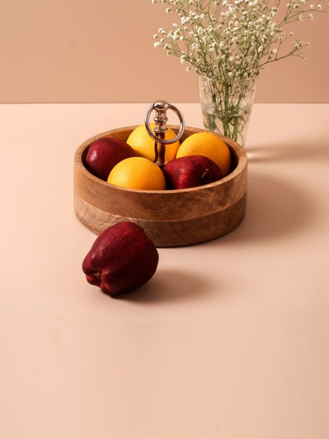 

nestroots Brown Fruit Bowl