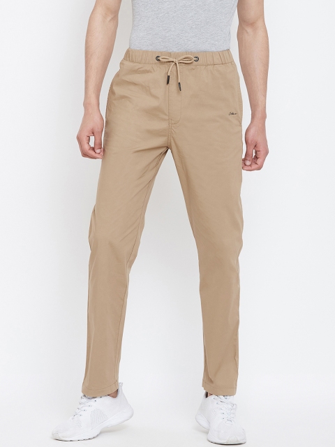 

Octave Men Khaki-Coloured Solid Slim Fit Track Pants