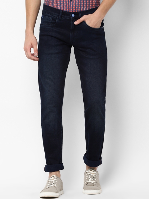 

Allen Solly Sport Men Navy Blue Slim Fit Mid-Rise Clean Look Stretchable Jeans