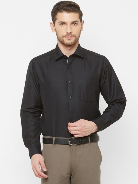 

EQUINOX Men Black Regular Fit Solid Formal Shirt