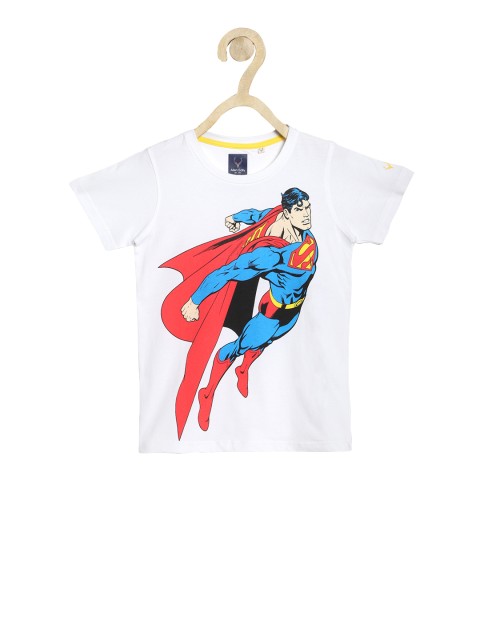 

Allen Solly Junior Boys White Superman Printed Round Neck T-shirt