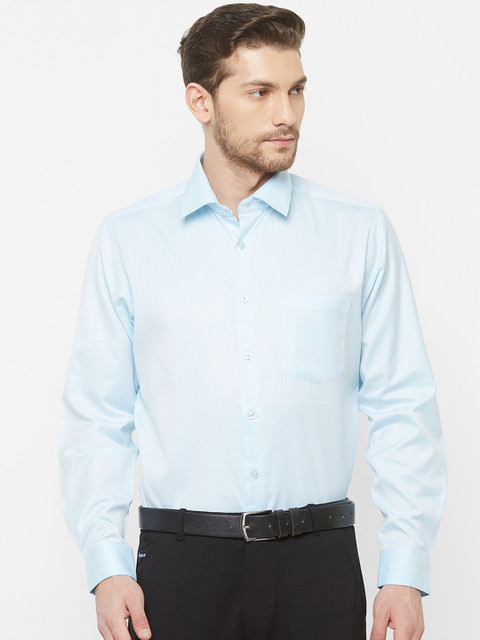 

EQUINOX Men Blue Regular Fit Printed Formal Shirt