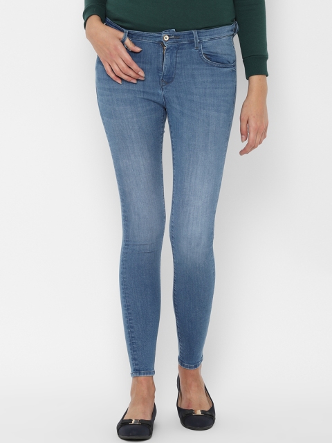

Allen Solly Woman Women Blue Regular Fit Mid-Rise Clean Look Stretchable Jeans