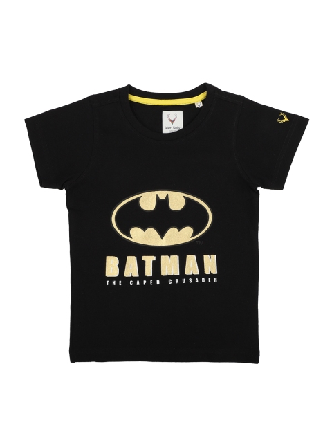 

Allen Solly Junior Boys Black Batman Printed Round Neck T-shirt