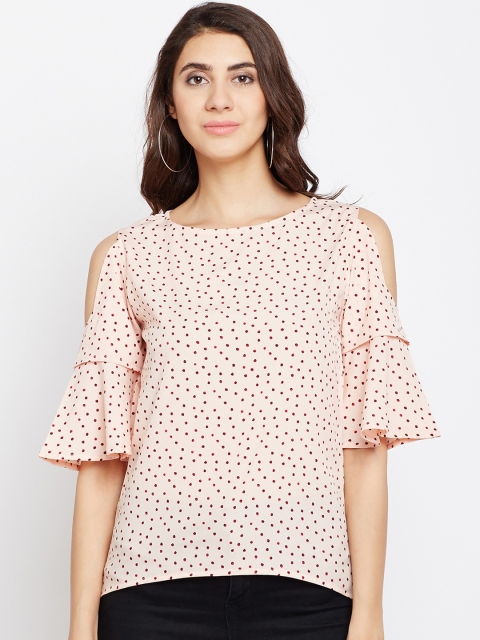 

Ruhaans Women Pink Printed Top