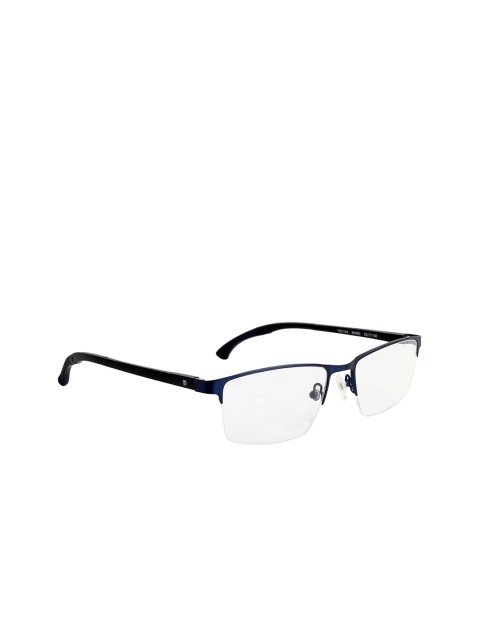 

Titan Unisex Black Solid Full Rim Rectangle Frames TW1144MHM2